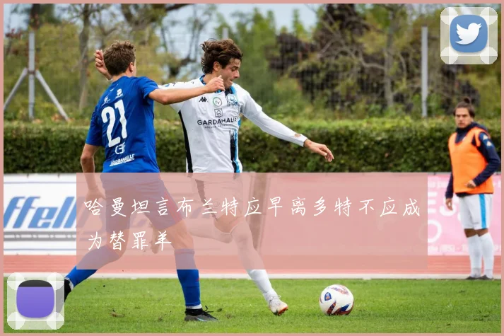 哈曼坦言布兰特应早离多特不应成为替罪羊