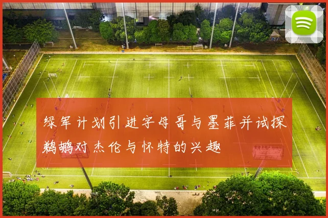 绿军计划引进字母哥与墨菲并试探鹈鹕对杰伦与怀特的兴趣